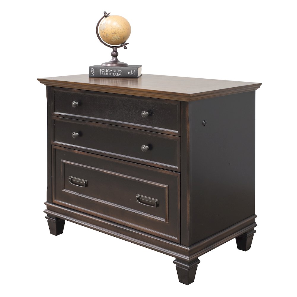 Hartford Wood Lateral File With Locking Legal/Letter File Drawer