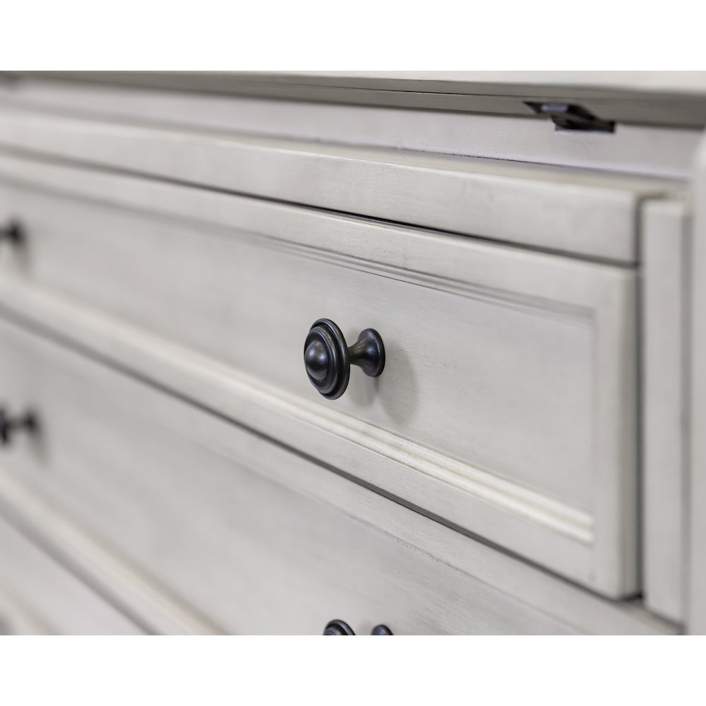 Hartford Wood Drop-Lid Secretary Desk, Fully Assembled, White