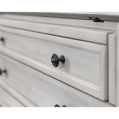 Hartford Wood Drop-Lid Secretary Desk, Fully Assembled, White