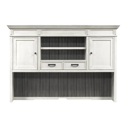 Hartford Wood Hutch With Doors, White