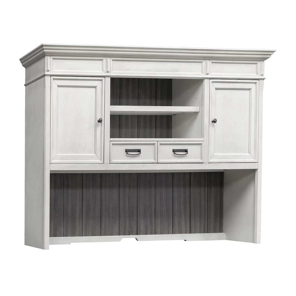 Hartford Wood Hutch With Doors, White