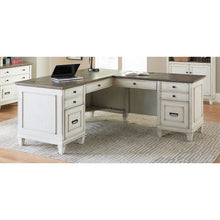Hartford Wood L-Desk and Return