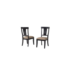 Hartford Two Wood Traditional Kitchen Table Chairs, Black