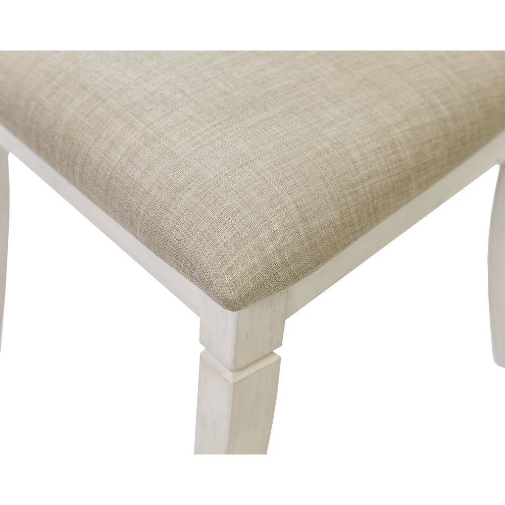 Hartford Two Wood Traditional Kitchen Table Chairs, White