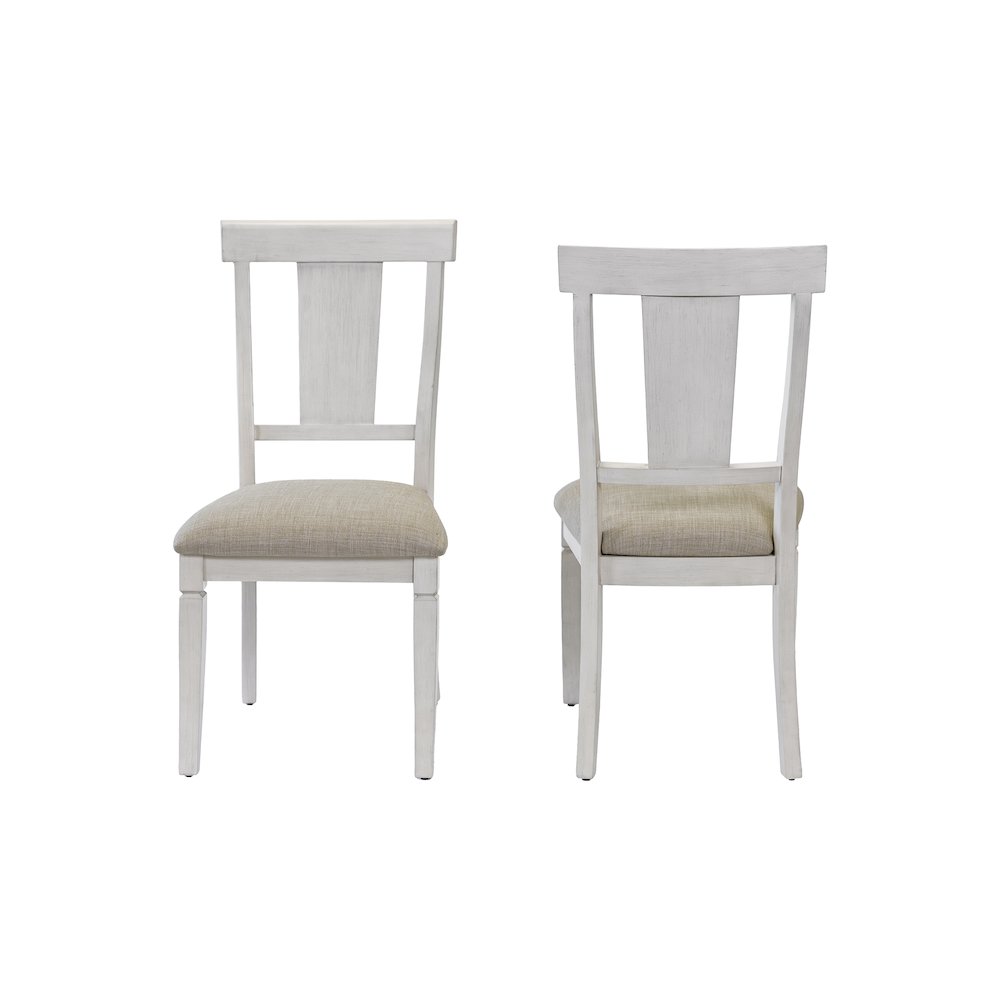 Hartford Two Wood Traditional Kitchen Table Chairs, White
