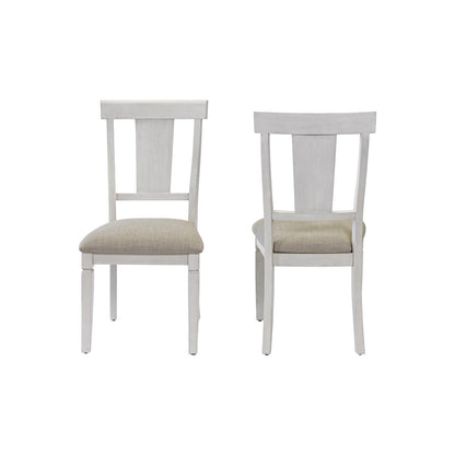 Hartford Two Wood Traditional Kitchen Table Chairs, White