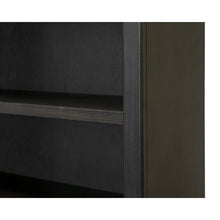 Kingston Wood Bookcase With Doors, Fully Assembled
