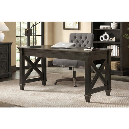 Kingston Traditional Wood Writing Desk, Dark Brown