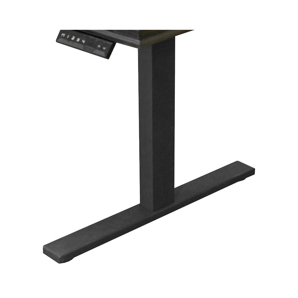 Kingston Wood Electronic Sit/Stand Desk, Dark Brown