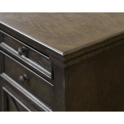 Kingston Wood Double Pedestal Executive Desk, Fully Assembled