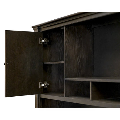Kingston Wood Hutch With Doors, Fully Assembled