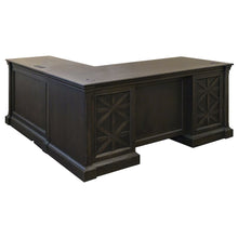 Kingston Wood L-Desk & Return, Writing Table & Return