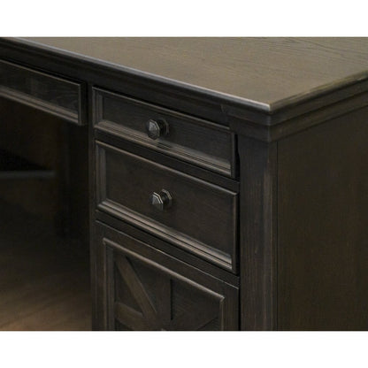 Kingston Wood L-Desk & Return, Writing Table & Return