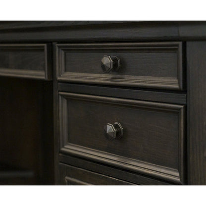 Kingston Wood L-Desk & Return, Writing Table & Return
