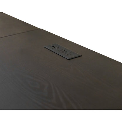 Kingston Wood L-Desk & Return, Writing Table & Return