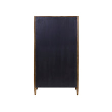 Lachlan Modern Wood Display Cabinet, Fully Assembled, Brown