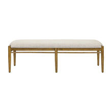 Lachlan Modern Wood Dining Table Bench, Fully Assembled, Brown