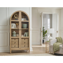 Laurel Wood Arched Display Cabinet/Bookcase