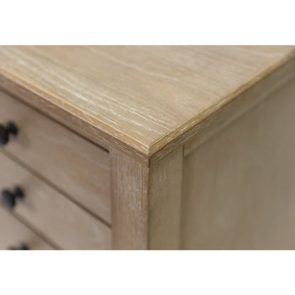 Laurel Wood Double Pedestal Desk, Wood Office Desk