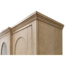 Laurel Wood Hutch With Doors, Fully Assembled
