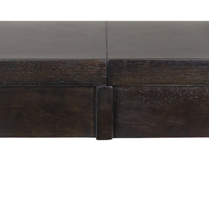 Montclair Modern Wood Rectangular Extension Kitchen Dining Table, Black