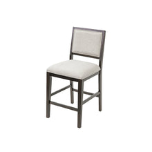 Montclair Modern Wood Counter Height Kitchen Dining Table and Four Chairs, Black