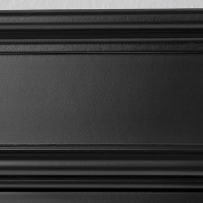 Wall Mounted Electric Fireplace Console, Black