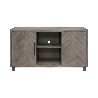 Palisades 60" TV Console, Fully Assembled, Gray