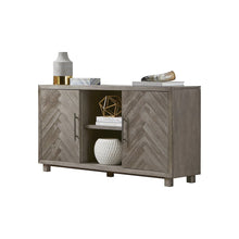 Palisades 60" TV Console, Fully Assembled, Gray
