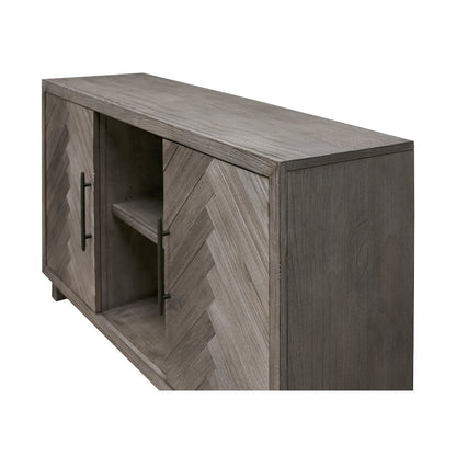 Palisades 60" TV Console, Fully Assembled, Gray