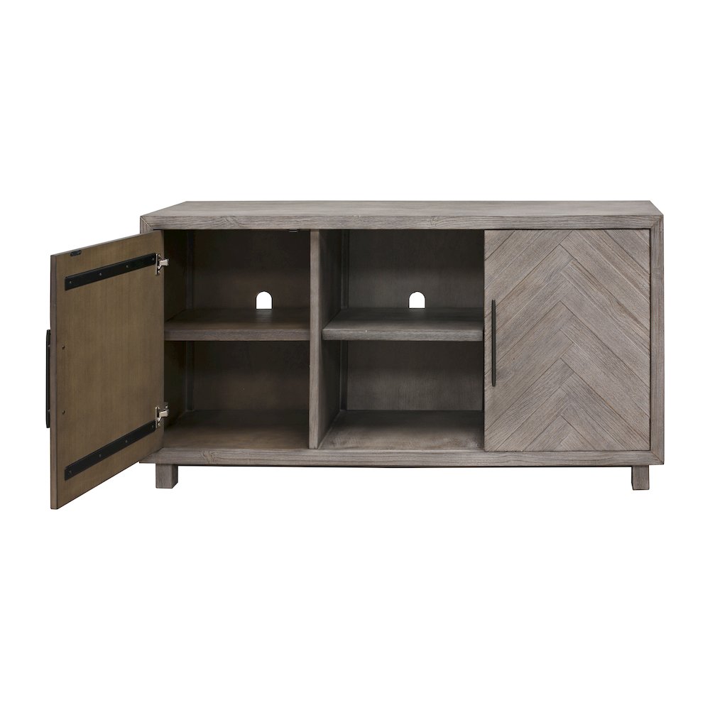 Palisades 60" TV Console, Fully Assembled, Gray