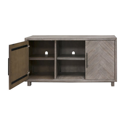 Palisades 60" TV Console, Fully Assembled, Gray