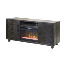 Palisades 67" Fireplace Console, Fully Assembled, Gray