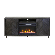 Palisades 67" Fireplace Console, Fully Assembled, Gray