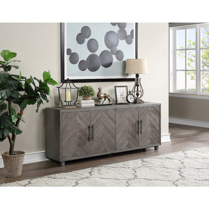 Palisades 80" Four Door TV Console