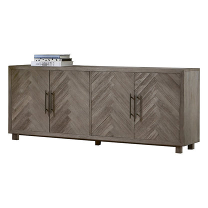 Palisades 80" Four Door TV Console