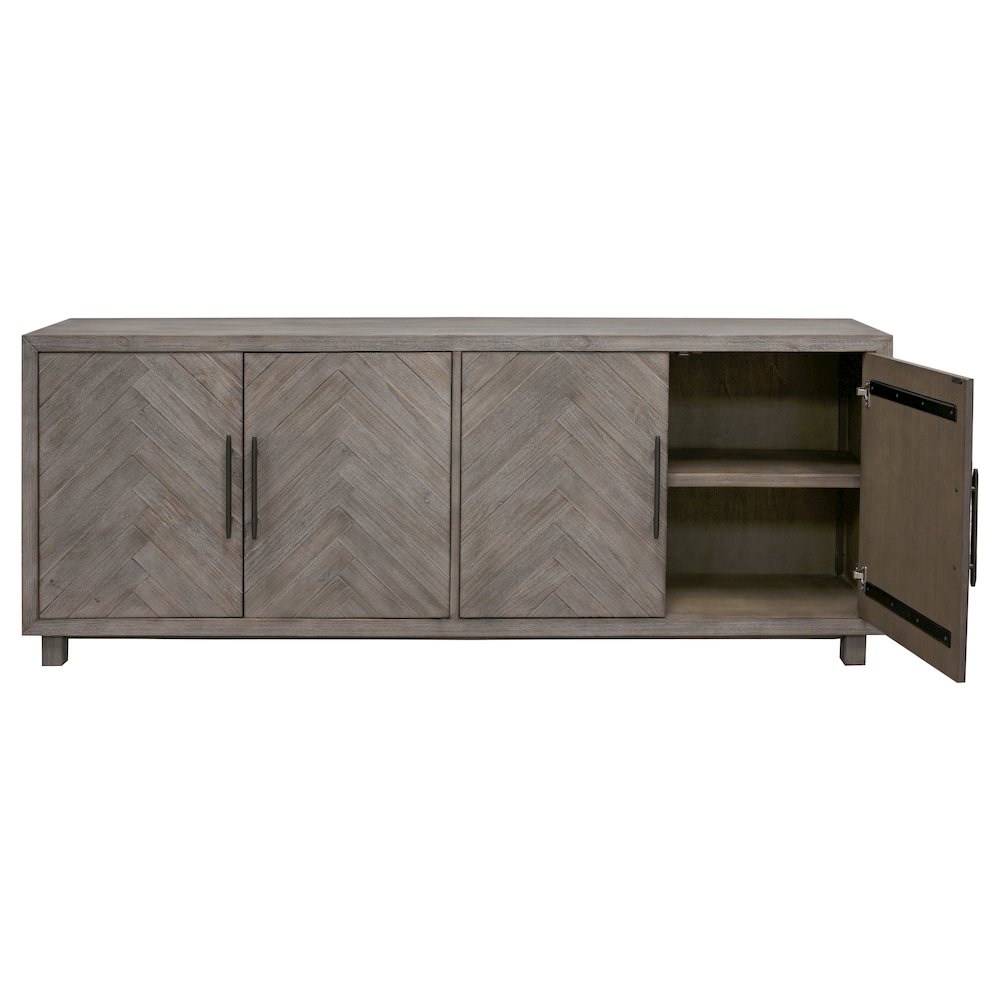 Palisades 80" Four Door TV Console
