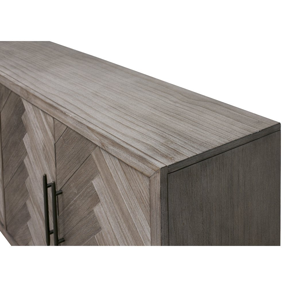 Palisades 80" Four Door TV Console