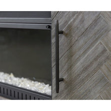 Palisades 80" Fireplace Console, Fully Assembled, Gray
