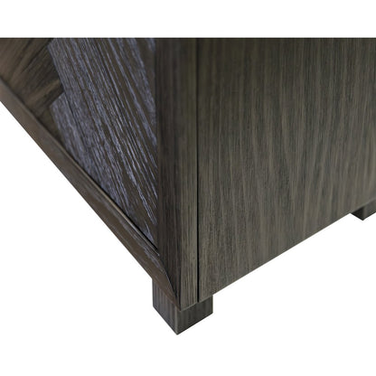 Palisades 80" Fireplace Console, Fully Assembled, Gray