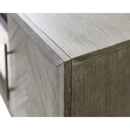 Palisades 96" Fireplace Console, Fully Assembled, Gray