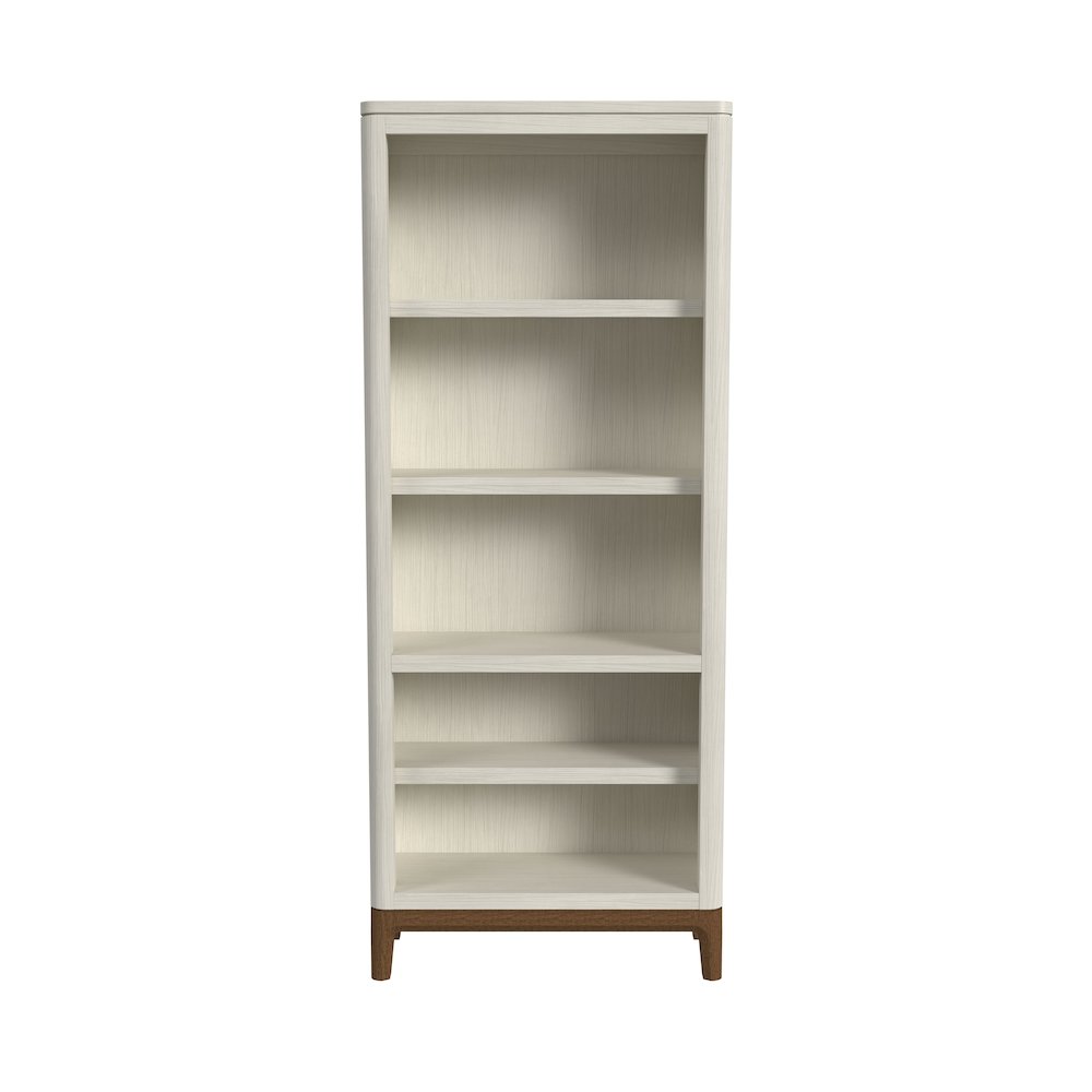 Contemporary Laminate Wood Open Bookcase, Office Shelving, Storage Cabinet