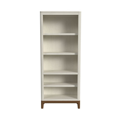 Contemporary Laminate Wood Open Bookcase, Office Shelving, Storage Cabinet