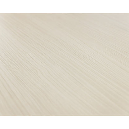 Contemporary Laminate Wood Double Pedestal Executive Desk, Writing Table
