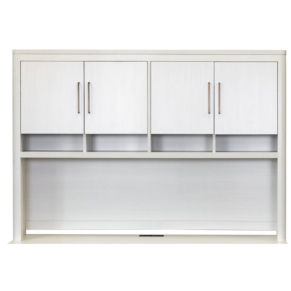Contemporary Laminate Wood Hutch With Doors, Storage Hutch, Office Storage