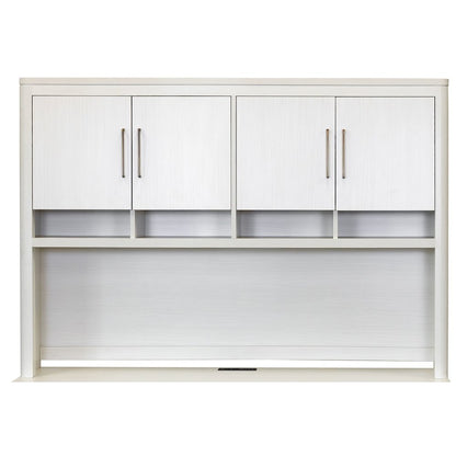 Contemporary Laminate Wood Hutch With Doors, Storage Hutch, Office Storage