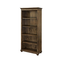 Porter Wood Bookcase With Doors, Fully Assembled