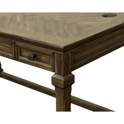 Porter Traditional Wood Writing Desk, Brown