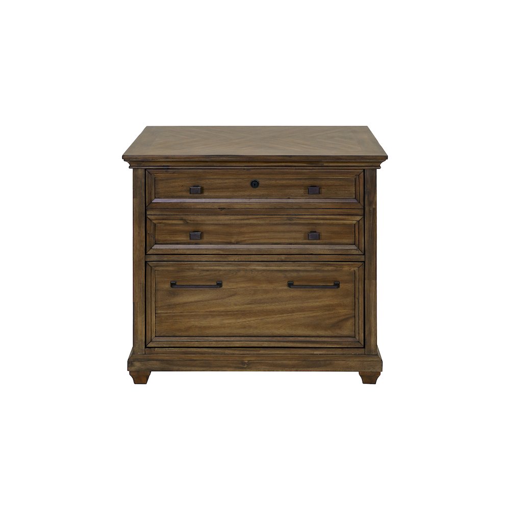 Porter Lateral File, Storage File Drawer, Brown
