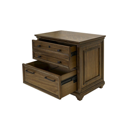 Porter Lateral File, Storage File Drawer, Brown
